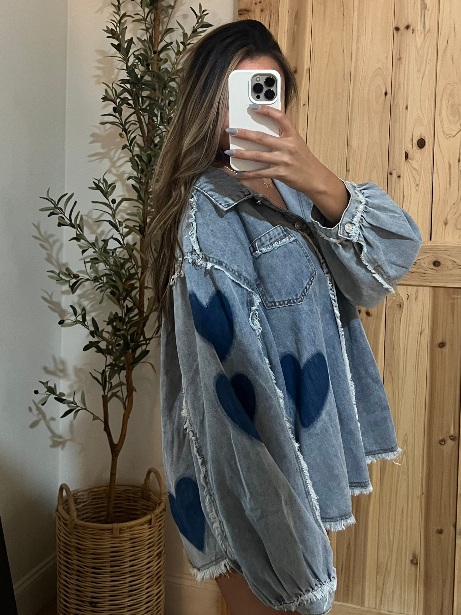 Heart Denim Jacket