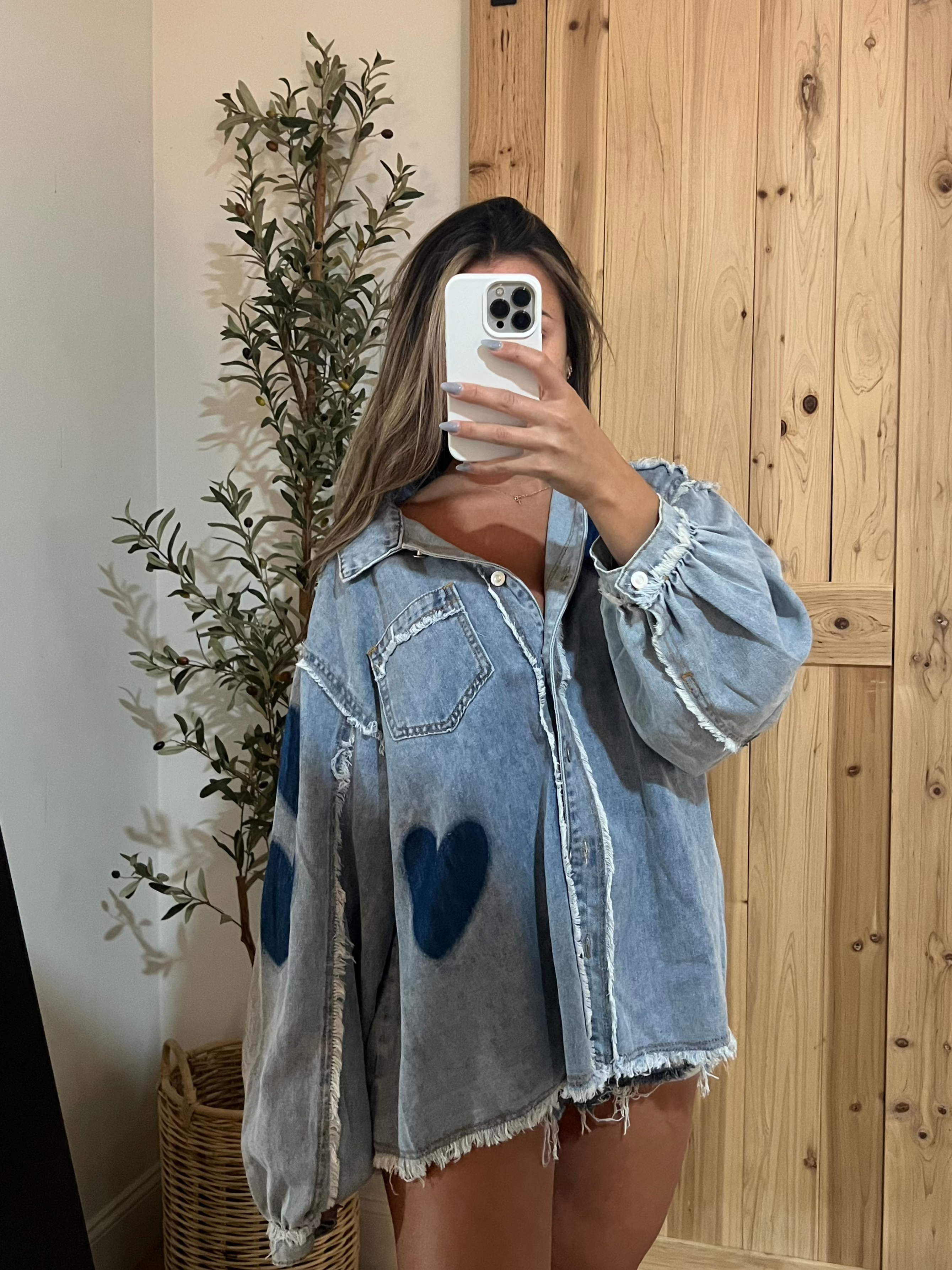 Heart Denim Jacket