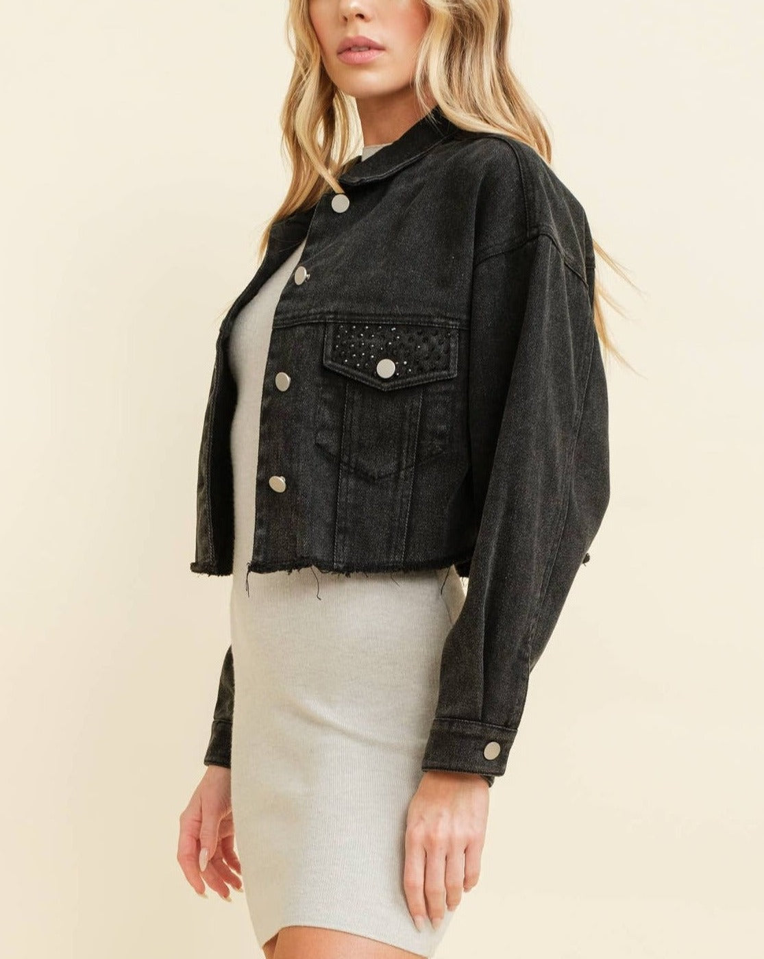 Gabriella long sleeve denim jacket